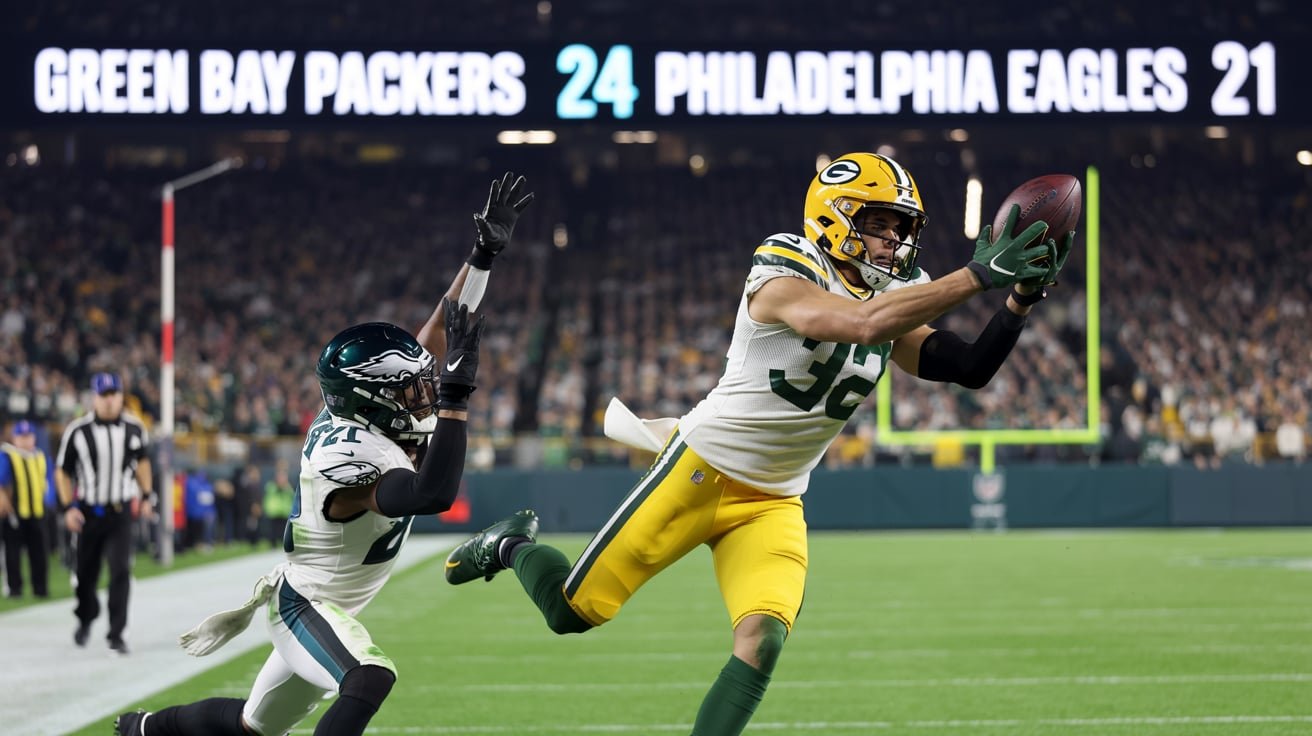 Green Bay Packers vs Philadelphia Eagles Match Player Stats