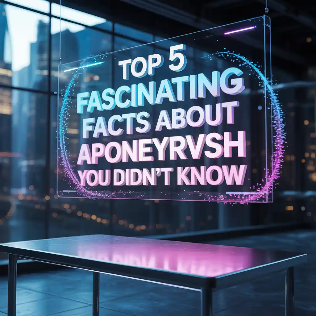 Top 5 Fascinating Facts About Aponeyrvsh You Didn't Know