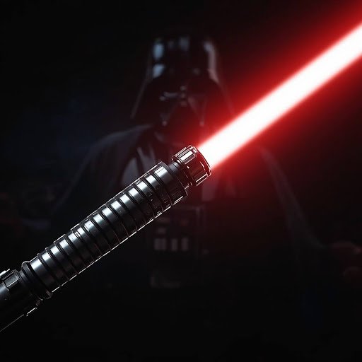 Darth Vader’s Lightsaber: The Crimson Blade of the Sith Lord